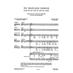 Byrd: Ne Irascaris Domine SATTB