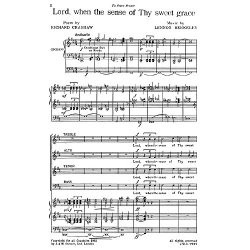 Lennox Berkeley: Lord, When The Sense Of Thy Sweet Grace Op.21 No.1