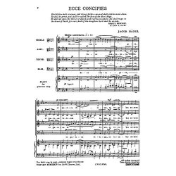 Jacob Handl: Ecce Concipies