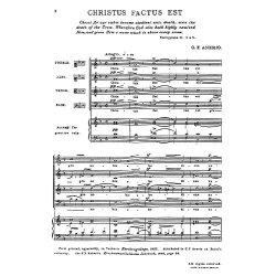 Giovanni Francesco Anerio: Christus Factus Est