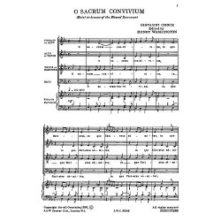 Giovanni Croce: O Sacrum Convivium