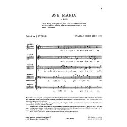 William Byrd: Ave Maria (SATBB)