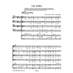 Victoria  Ave Maria (Steele)  Satb (L)