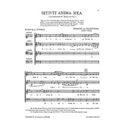 Palestrina: Sitivit Anima Mea SATB