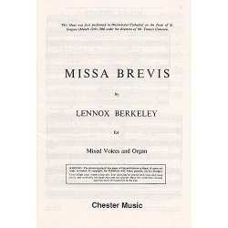 Lennox Berkeley: Missa Brevis Op.57 (Original Latin Version)