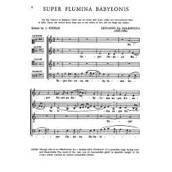 Giovanni Palestrina: Super Flumina Babylonis