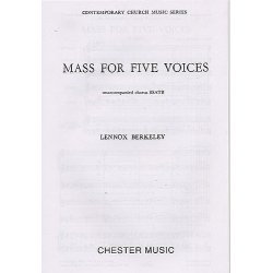 Lennox Berkeley: Mass For Five Voices Op.64