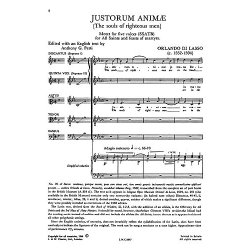 Lassus: Justorum Animae