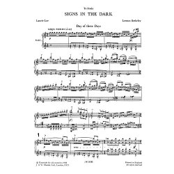 Lennox Berkeley: Signs In The Dark Op.69 (Vocal Score)