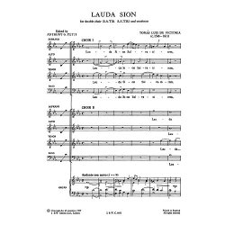 Tomas Luis De Victoria: Lauda Sion
