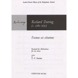 Richard Dering: Factum Est Silentium