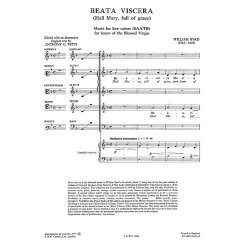 Byrd, W Beati Viscera Ssatb/Pf Red.(L/E)(Hail Mary Full Of Grace)