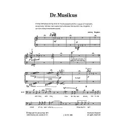 Hopkins: Dr Musikus Children's Opera (Vocal Score)