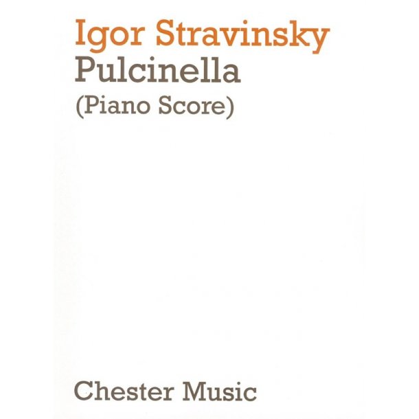 Igor Stravinsky: Pulcinella (Piano/Vocal Score)