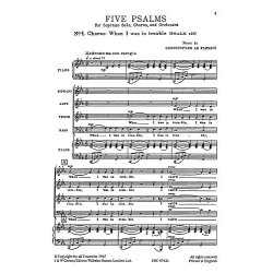 Fleming: Five Psalms (Vocal Score)