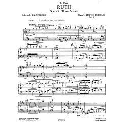 Lennox Berkeley: Ruth Op.50 (Vocal Score)