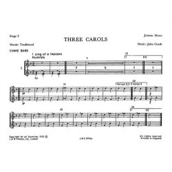 Coath, J Three Carols Junior Music Stage 2 Parts