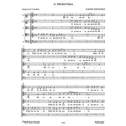 Monteverdi, C O Primavera Ssatb