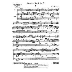 Carlo Tessarini: Sonata No.1 In F For Oboe And Piano