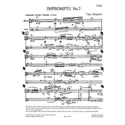 Thea Musgrave: Impromptu No.2 (Parts)