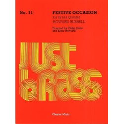 Howard Burrell: Festive Occasion For Brass Quintet - Score/Parts (Just Brass No.11)