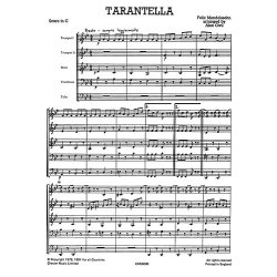 Felix Mendelssohn: Tarantella - Brass Quintet (Just Brass No.16)