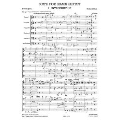 Jan De Haan: Suite For Brass Sextet (Just Brass No.24)