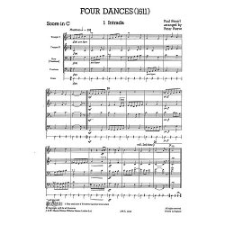 Paul Peuerl: Four Dances - Brass Quartet (Just Brass No.27)