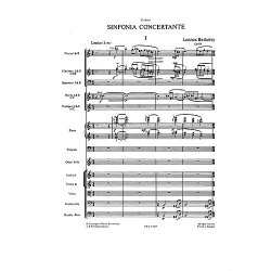 Lennox Berkeley: Sinfonia Concertante Op.84 For Oboe &amp; Chamber Orchestra (Miniature Score)