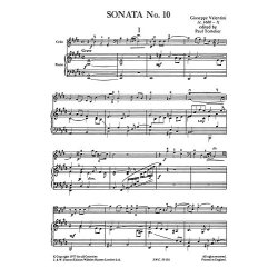 Giuseppe Valentini: Sonata No.10 In E Major For Cello and Piano