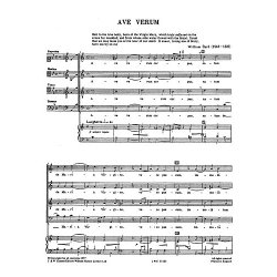Byrd, W Ave Verum Satb (From Chester Motet Book 2-english)