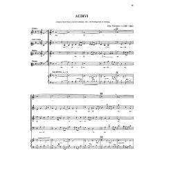 Taverner, J Audivi Satb (From Chester Motet Book 2-english)