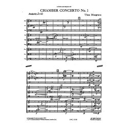 Thea Musgrave: Chamber Concerto No.1 For Nine Instruments (Full Score)