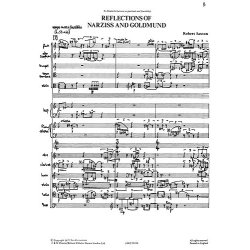 Robert Saxton: Reflections Of Narziss And Goldmund (Study Score)