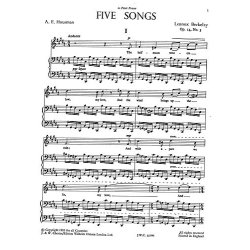 Lennox Berkeley: Five Housman Songs Op.14 No.3