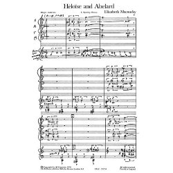 Maconchy: Heloise And Abelard (Vocal Score)