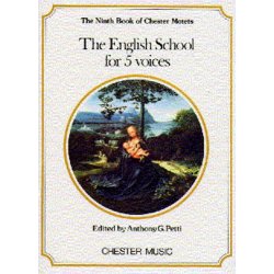 The Chester Book Of Motets Vol. 9: The English School For 5 Voices