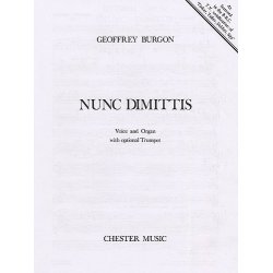 Geoffrey Burgon: Nunc Dimittis (Voice/Organ)