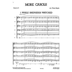 Junior Just Brass 04: Boyle Four More Carols For Brass 5 Part