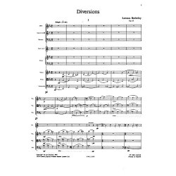 Sir Lennox Berkeley: Diversions For 8 Instruments Op. 63