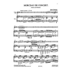 James Waterson: Morceau De Concert For Clarinet And Piano