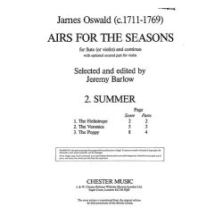 Oswald Airs For The Seasons: No.2 Summer Flute And Piano
