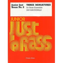 Junior Just Brass No.8: Three Miniatures (Score/Parts)