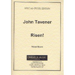 John Tavener: Risen! (Vocal Score)