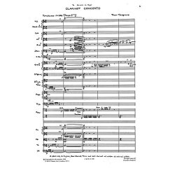 Thea Musgrave: Clarinet Concerto  (Full Score)