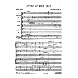Lennox Berkeley: Spring At This Hour Op.37 No.2