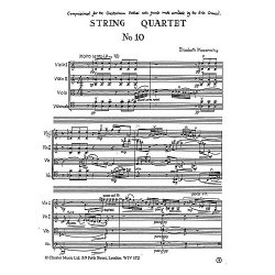 Elizabeth Maconchy: String Quartet No.10 (Score)