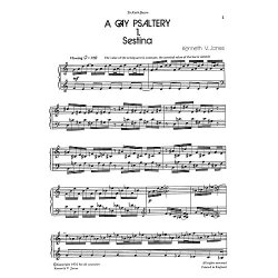 Jones: A Gay Psaltery for Harpsichord