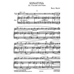 Boyle: Sonatina for Clarinet and Piano