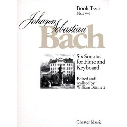 J.S. Bach: Six Sonatas For Flute And Keyboard Book Two Nos. 4-6
